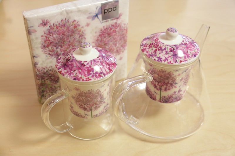 TISANIERE EN VERRE – 0.3L – DANDELION – FILTRE INTEGRE