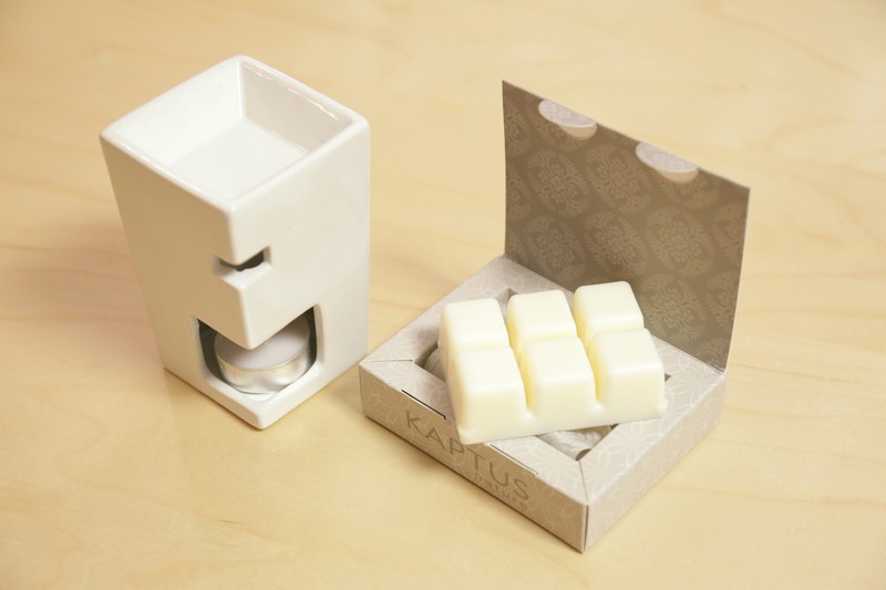 Brûle parfum – Elégance – Blanc – pour cubes fondants